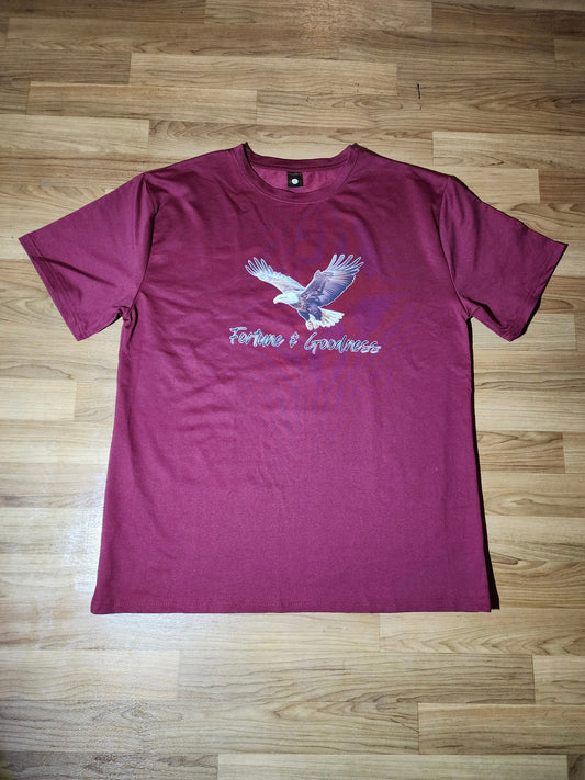 Fortune & Goodness Maroon T-Shirt